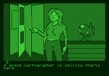The Tracer Sanction for Apple II - It's recommended that you buy a chart...