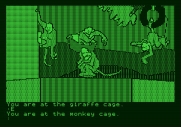 The Tracer Sanction for Apple II - There are some monkeys here!