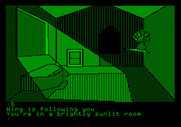 Tracer Sanction, The for Apple II - A brightly sunlit room...