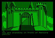 Tracer Sanction, The for Apple II - Entrance to a castle...
