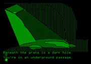 Tracer Sanction, The for Apple II - An underground passage...