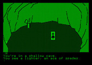 Tracer Sanction, The for Apple II - An ace of spades? I might want that for later!