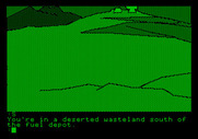 Tracer Sanction, The for Apple II - A deserted wasteland...