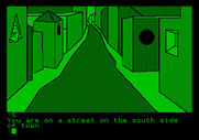 Tracer Sanction, The for Apple II - Welcome to the south side of Sonex.