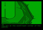 Tracer Sanction, The for Apple II - Not much here other than a moat.
