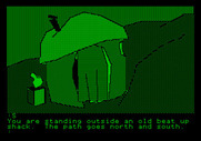 Tracer Sanction, The for Apple II - An interesting hut here...