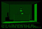 Tracer Sanction, The for Apple II - The game starts here...