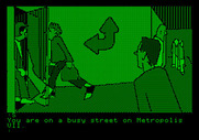 Tracer Sanction, The for Apple II - Welcome to Metropolis!