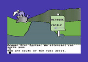 Tracer Sanction, The for Commodore 64 - A castle is to the west.