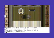 Tracer Sanction, The for Commodore 64 - Deposit or withdraw cash at this creditall machine.