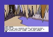 Tracer Sanction, The for Commodore 64 - Inside the cave.