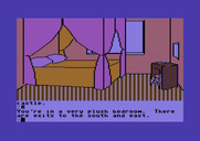 Tracer Sanction, The for Commodore 64 - A very plush looking bedroom. But nothing here.