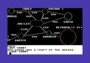 Tracer Sanction, The for Commodore 64 - Here's what the chart looks like.