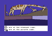 Tracer Sanction, The for Commodore 64 - The zoo features all kinds of animals.