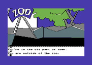 Tracer Sanction, The for Commodore 64 - Zoo entrance.