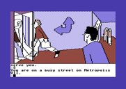 Tracer Sanction, The for Commodore 64 - Welcome to Metropolis!