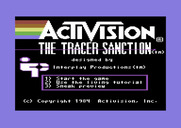 Tracer Sanction, The for Commodore 64 - Title screen.