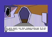 Tracer Sanction, The for Commodore 64 - This place can be rather labyrinthian.