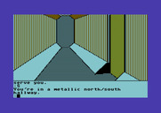 Tracer Sanction, The for Commodore 64 - A north/south hallway...