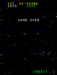 Cosmic Alien for Arcade - Game over.