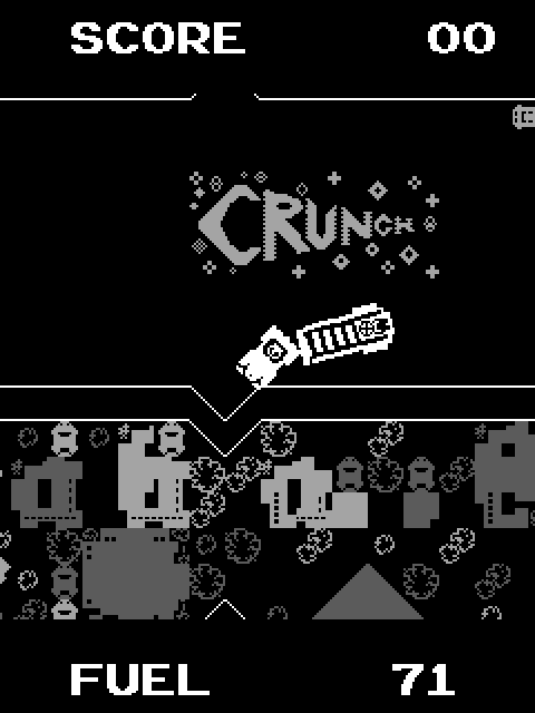 Fire Truck Arcade Screenshot: Crunch! Oops, I crashed...