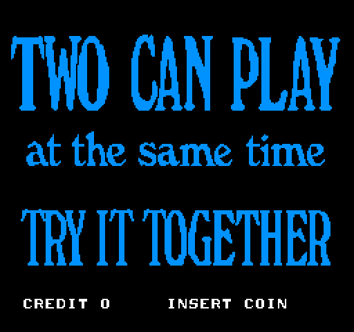 Timber Arcade Screenshot: Game attract mode.