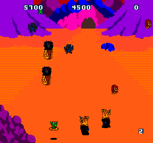 Wacko Arcade Screenshot: Oops, I created some mutants!