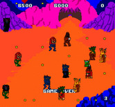 Wacko for Arcade - Game over.
