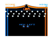 Clowns and Balloons for TRS-80 Color Computer - Two men left, ready to start...