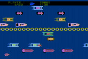 Pacific Coast Highway for Atari 8-bit - The second round has fewer boats...