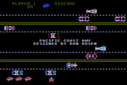 Pacific Coast Highway for Atari 8-bit - Demo screen 1.