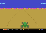 Baja Buggies for Atari 8-bit - Game start.