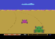 Baja Buggies for Atari 8-bit - Sharp turn...!