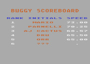 Baja Buggies for Atari 8-bit - The buggy scoreboard.