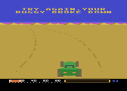 Baja Buggies for Atari 8-bit - Game over! My buggy broke down...