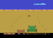 Baja Buggies for Atari 8-bit - Passing cars...