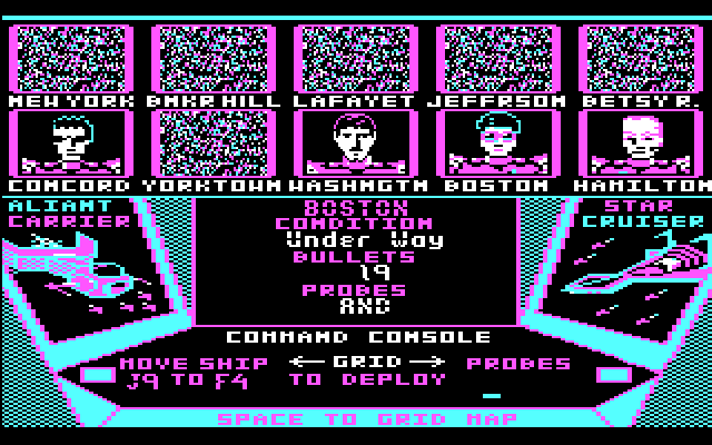 Aliants: The Desperate Battle For Earth! IBM PC/Compatibles Screenshot: The battle isn't going well; some of the fleet has been destroyed!