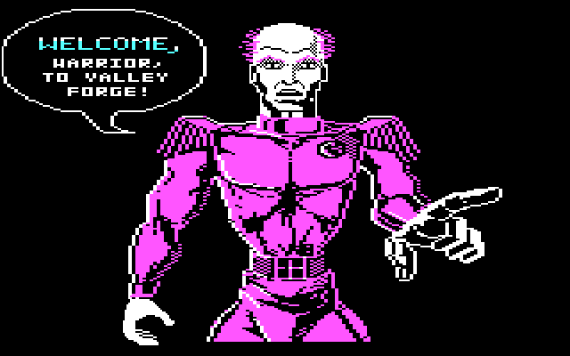 Aliants: The Desperate Battle For Earth! IBM PC/Compatibles Screenshot: Success! Welcome to Valley Forge!