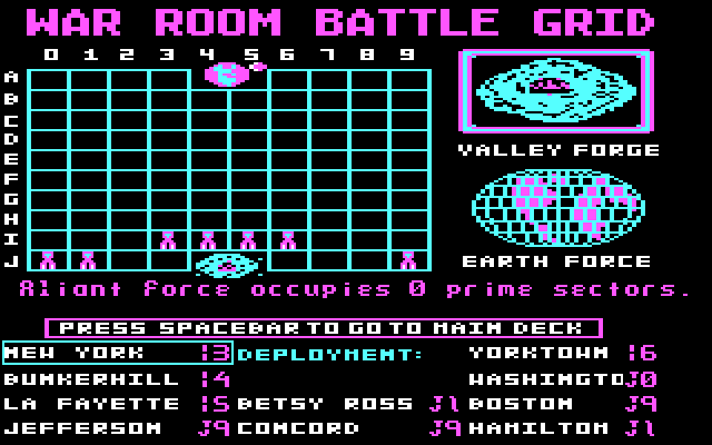 Aliants: The Desperate Battle For Earth! IBM PC/Compatibles Screenshot: Battle start.