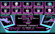 Aliants: The Desperate Battle For Earth! for IBM PC/Compatibles - Issuing orders to the fleet.