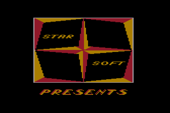 Aliants: The Desperate Battle For Earth! Atari 8-bit Screenshot: Star Soft presents...