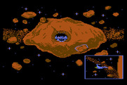 Aliants: The Desperate Battle For Earth! for Atari 8-bit - First, you need to land at this base...