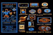 Aliants: The Desperate Battle For Earth! for Atari 8-bit - Select a colony of origin...