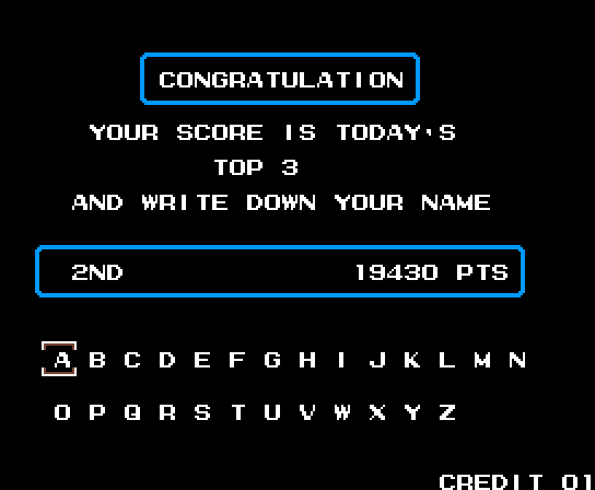 Flower Arcade Screenshot: Game over; a new high score!