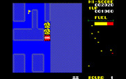 Rally-X for Fujitsu FM-7 - Oops, I crashed again...