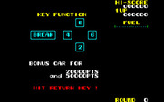 Rally-X for Fujitsu FM-7 - Game controls.