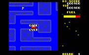 Rally-X for Fujitsu FM-7 - Game over.