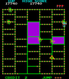 Amidar for Arcade - Level three start.