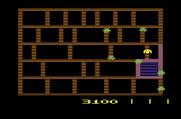 Amidar for Atari 2600 - The third level...things start to get tougher...