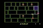 Amidar for Atari 2600 - The second level begins...